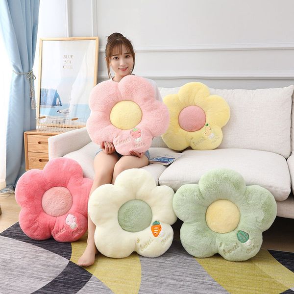Stuffed Flower Plush Chair Car Thickened Office Cushion Home Decoration Baby Cartoon Soothing Toy Sofa Bed Pillow 5 Color Wholesale, Multicolor
Stuffed Flower Plush Chair Car Thickened Office Cushion Home Decoration Baby Cartoon Soothing Toy Sofa Bed Pillow 5 Color Wholesale, Multicolor