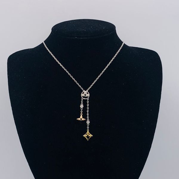 Luxury Classic Designer Necklace 18K Silver Gold Plated Fashion Jewelry Necklace Letters Pendant Wedding High Quality Party Gift
Luxury Classic Designer Necklace 18K Silver Gold Plated Fashion Jewelry Necklace Letters Pendant Wedding High Quality Party Gift