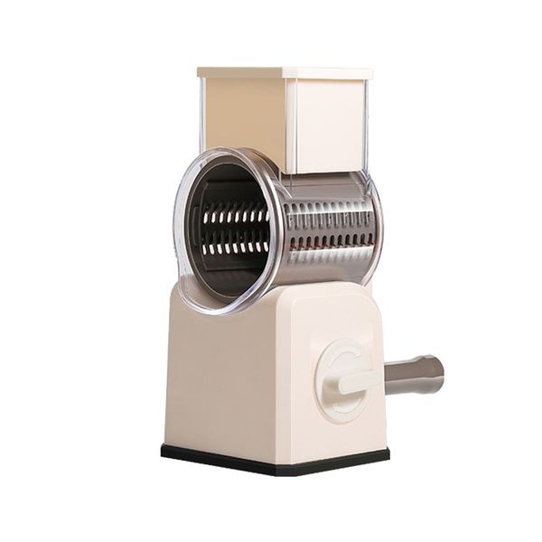 Rotary Cheese Grater Shredder Multifunction Kitchen Speed Slicer Vegetable Shooter Potato Hashbrown Grinder for Nut Carrot Radish Cucumber
Rotary Cheese Grater Shredder Multifunction Kitchen Speed Slicer Vegetable Shooter Potato Hashbrown Grinder for Nut Carrot Radish Cucumber