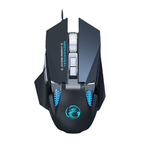 mouse IMICE T96 brand high-end 7-button wired RGB gaming mouse RO clarity adjustable