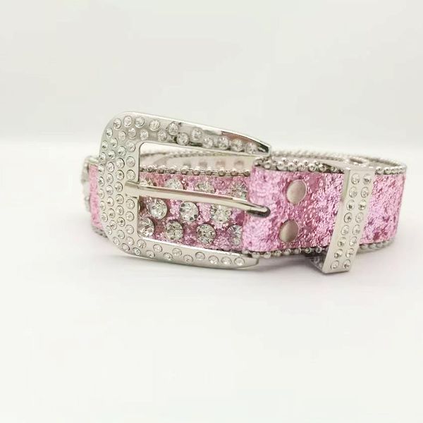 Luxury Shiny Crystal Diamond Leather Belt Punk Hip Pop Rhinestone Fancy Belt For Women, Pink
Luxury Shiny Crystal Diamond Leather Belt Punk Hip Pop Rhinestone Fancy Belt For Women, Pink