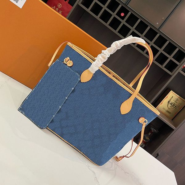 Fashion Handbag Designer Ladies Denim Handbag High Capacity Shopping Bag Composite Ladies Beach Handbag Purse, Blue
Fashion Handbag Designer Ladies Denim Handbag High Capacity Shopping Bag Composite Ladies Beach Handbag Purse, Blue
