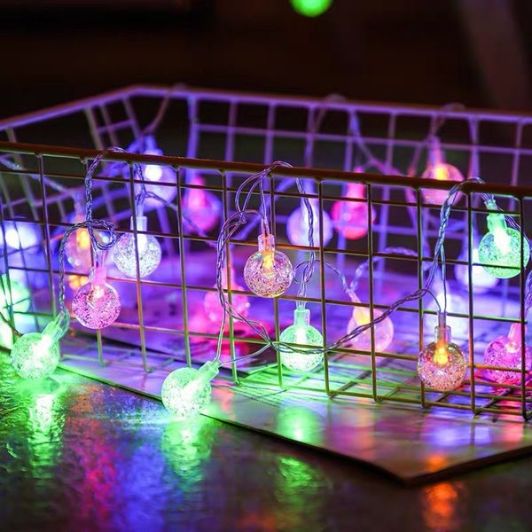 Crystal Bubble Ball Solar LED String Lights Camping Ambient String Lights Christmas Outdoor Patio Holiday Decoration Lights Battery
Crystal Bubble Ball Solar LED String Lights Camping Ambient String Lights Christmas Outdoor Patio Holiday Decoration Lights Battery