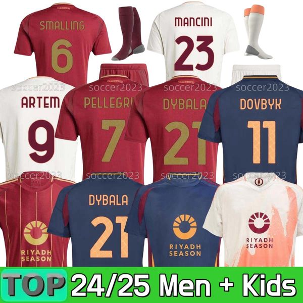 24/25 DYBALA Soccer jerseys ZANIOLO ABRAHAM WIJNALDUM Maglia Collection 2024 2025 Football shirts MANCINI KUMBULLA men kids kit EL SHAARAWY Uniforms, Black
24/25 DYBALA Soccer jerseys ZANIOLO ABRAHAM WIJNALDUM Maglia Collection 2024 2025 Football shirts MANCINI KUMBULLA men kids kit EL SHAARAWY Uniforms, Black