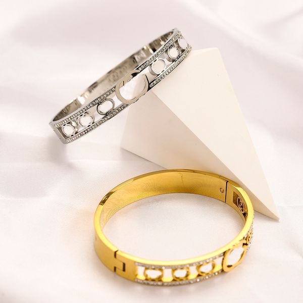 Designer Bracelet Women 18K Gold Bracelet Stainless Steel Brand Bangle High Quality Wedding Party Gift
Designer Bracelet Women 18K Gold Bracelet Stainless Steel Brand Bangle High Quality Wedding Party Gift