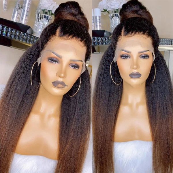 Hair Mogolian Kinky Straight Human Hair Wigs Ready To Wear 13x4 HD Lace Front Wigs Yaki Frontal Lace Wig Synthetic Lace Closure Wigs al, Pink
Hair Mogolian Kinky Straight Human Hair Wigs Ready To Wear 13x4 HD Lace Front Wigs Yaki Frontal Lace Wig Synthetic Lace Closure Wigs al, Pink
