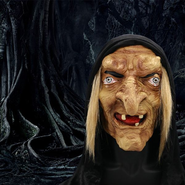 Party Masquerade Horror Old Lady Mask Halloween Cosplay Funny Witch Head Cover Secret Room Ghost House Scene Dressing Props
Party Masquerade Horror Old Lady Mask Halloween Cosplay Funny Witch Head Cover Secret Room Ghost House Scene Dressing Props