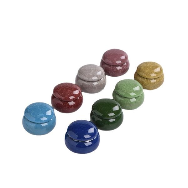 Mini Ceramic Sealed Tea Jar Wholesale Rouge Lipstick Perfume Box Directly Operated Small Powder Storage Bottles
Mini Ceramic Sealed Tea Jar Wholesale Rouge Lipstick Perfume Box Directly Operated Small Powder Storage Bottles