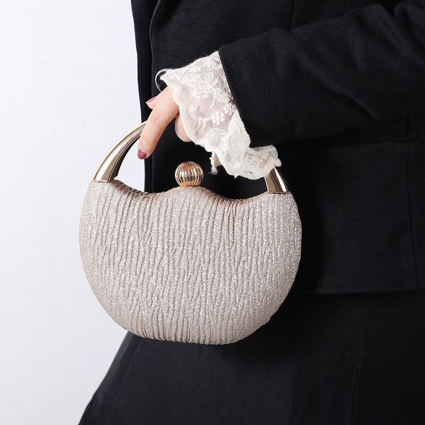 New vintage Glitter tote party bag Fashion arc dinner bag Wedding bag Party beaded bag Evening bag, Silver
New vintage Glitter tote party bag Fashion arc dinner bag Wedding bag Party beaded bag Evening bag, Silver