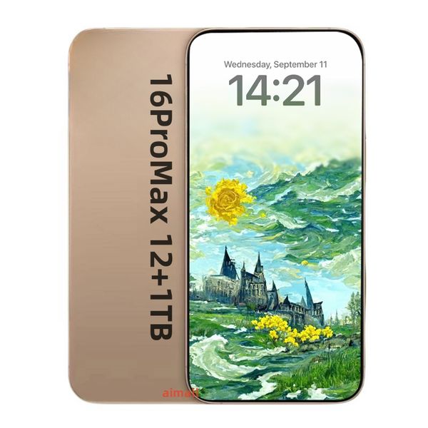 6.9 inch i16pro max Cell Phones unlock Camera 16GB RAM 1TB Face Unlock HD Full Smart Phone Smartphones All Screen USB-C 3.0 GPS 20MP, Silver
6.9 inch i16pro max Cell Phones unlock Camera 16GB RAM 1TB Face Unlock HD Full Smart Phone Smartphones All Screen USB-C 3.0 GPS 20MP, Silver