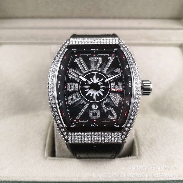 Men's Frank Barrel Large dial Full Sky Star Belt Yacht Set Diamond Watch, Deep blue
Men's Frank Barrel Large dial Full Sky Star Belt Yacht Set Diamond Watch, Deep blue