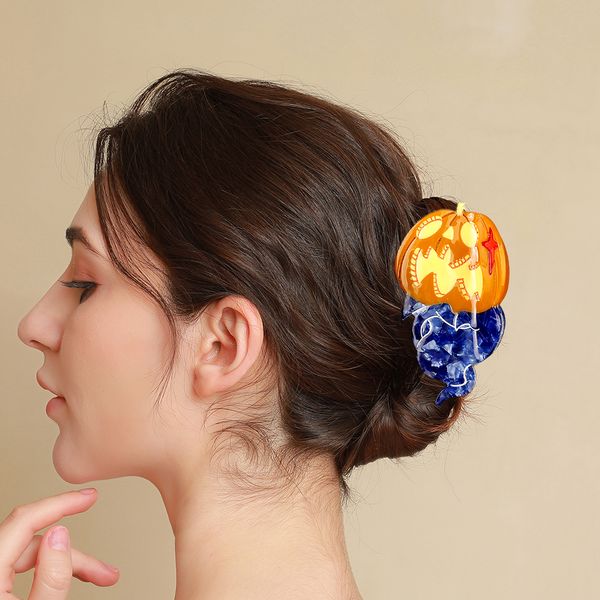 New Halloween pumpkin back of the head acetate headdress hair accessories hair clips bangs cute ponytail clip
New Halloween pumpkin back of the head acetate headdress hair accessories hair clips bangs cute ponytail clip