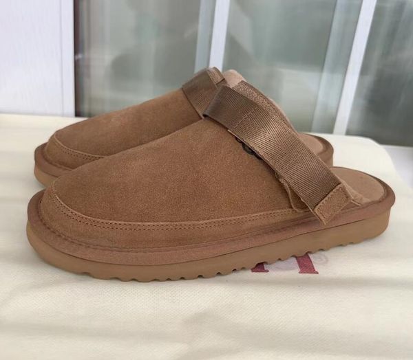 Women's Classic sandal slipper hot sell Genuine Leather Sports Beach Sandals sheepskin Casual slipper Sandals Beautiful Gifts