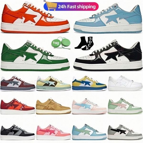 Designer Shoes BP STAR Low For Men Sneakers SK8 Classic Patent Leather Black White Blue Camouflage Skate boarding Jogging Sports Star Trainer Outdoor Shoes
Designer Shoes BP STAR Low For Men Sneakers SK8 Classic Patent Leather Black White Blue Camouflage Skate boarding Jogging Sports Star Trainer Outdoor Shoes