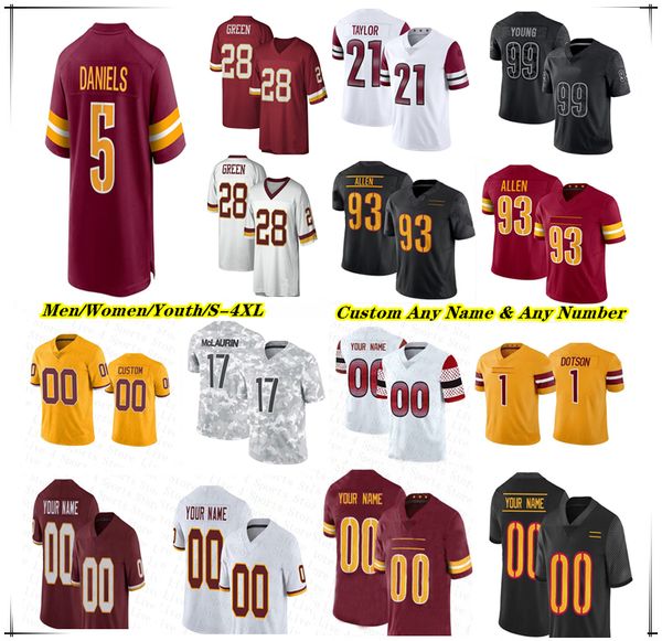 Jayden Daniels Jerseys Football Brian Robinson Jr Terry McLaurin Zach Ertz Austin Ekeler Bobby Wagner Frankie Luvu Sean Taylor Darrell Green Jonathan Allen Brown, Men black style
Jayden Daniels Jerseys Football Brian Robinson Jr Terry McLaurin Zach Ertz Austin Ekeler Bobby Wagner Frankie Luvu Sean Taylor Darrell Green Jonathan Allen Brown, Men black style