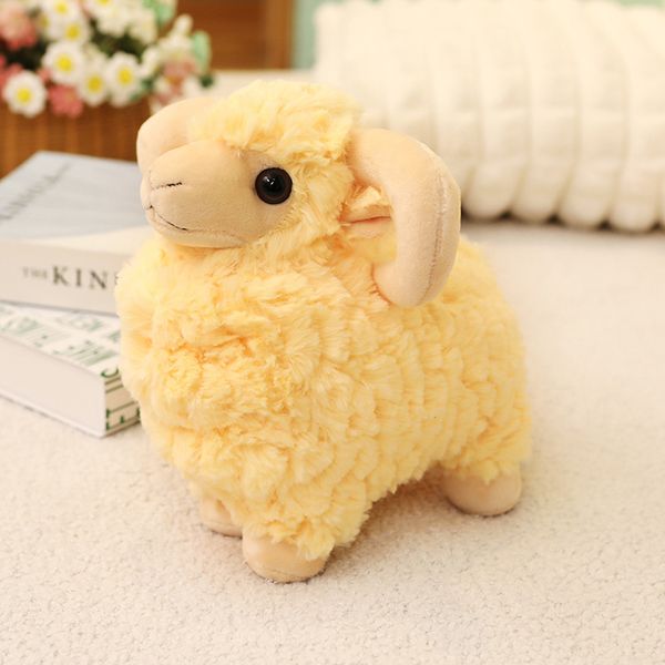 Little Sheep Plush Doll Cute Animal Creative Design Accompanies Soothing Soft and Comfortable, White
Little Sheep Plush Doll Cute Animal Creative Design Accompanies Soothing Soft and Comfortable, White