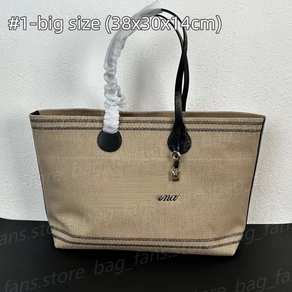 Women's Designer Canvas Tote Bags Luxury Big Capacity Shopping Bags 3sizes 29097