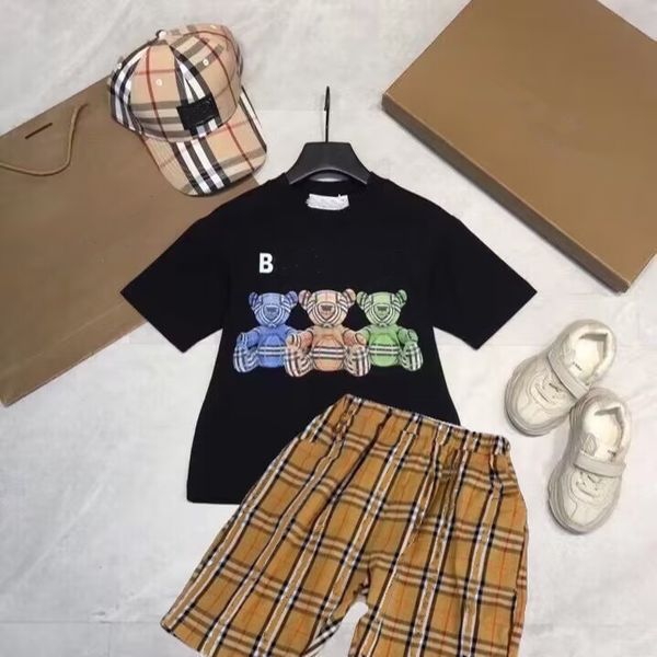 New Designer Children's Clothing Set Summer Boys and Girls Tracksuit Baby Baby Short Sleeve Clothes for Kids Size 90cm-150cm B14, Gray
New Designer Children's Clothing Set Summer Boys and Girls Tracksuit Baby Baby Short Sleeve Clothes for Kids Size 90cm-150cm B14, Gray