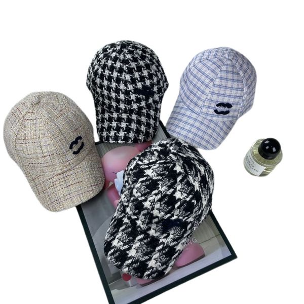 Luxury Fashion Designer Baseball Caps For Men Women Thousand Bird Plaid Chunky Flower Duck Tongue Hat Hard Top Ball Cap Autumn and Winter Shading Apparent Face Size, Black
Luxury Fashion Designer Baseball Caps For Men Women Thousand Bird Plaid Chunky Flower Duck Tongue Hat Hard Top Ball Cap Autumn and Winter Shading Apparent Face Size, Black