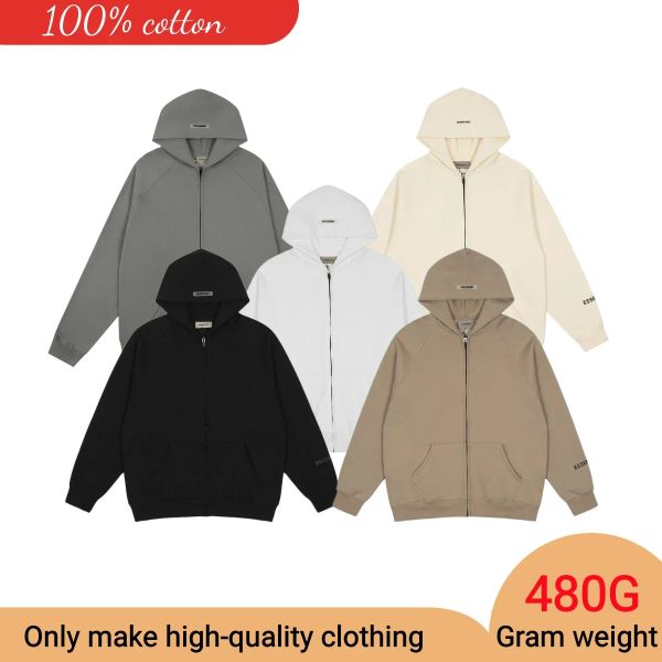 

Hoodie High Quality Heavy Duty Cotton Hoodie Plus Size Men's and Women's Hoodies Fashion Top, 22083-1-khaki