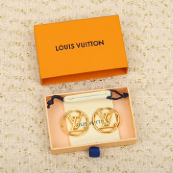 

Designer Women Hoops Earrings Best Quality 18K Gold Women Earstuds Luxury Ladies Jewelry New With Original Box Popular Branded Wife/Girl Mothers Day Love Gift