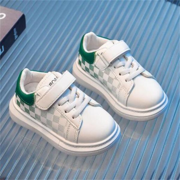 Kids Athletic Shoes Plaid Pu Leather Boys Girls Sports Shoes Lightweight Soft Non-slip Children Casual Sneakers, Green
Kids Athletic Shoes Plaid Pu Leather Boys Girls Sports Shoes Lightweight Soft Non-slip Children Casual Sneakers, Green