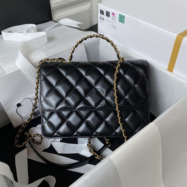 10A Mirror Quality Designer Small flap bag handle Luxury Shoulder Bags 22CM Calfskin Genuine Leather Crossbody Bag High quality Handbag With Box
10A Mirror Quality Designer Small flap bag handle Luxury Shoulder Bags 22CM Calfskin Genuine Leather Crossbody Bag High quality Handbag With Box