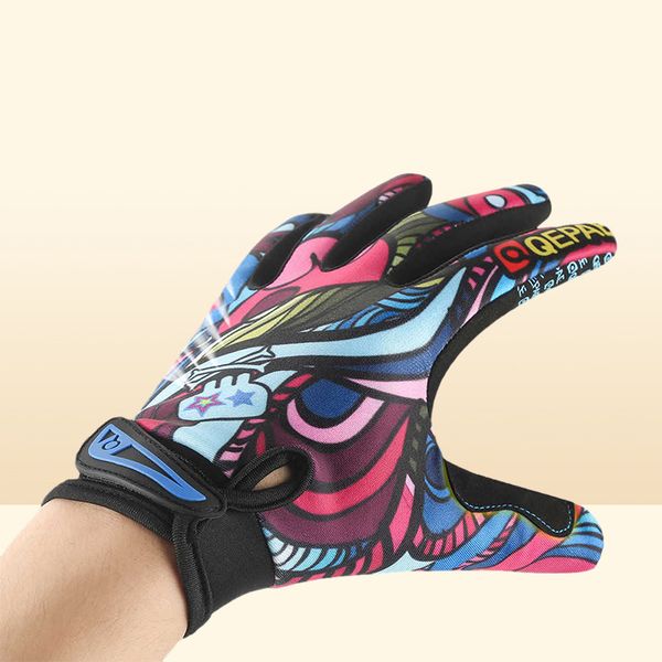 Cycling Gloves MTB Cycling Gloves Men Women Full Finger Bicycor Sn Shockproof Motorcycle Mitten Winter Warm Bike Outdoor Sport Glove T221019
