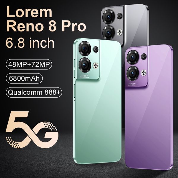 New Reno8 Pro Cross-Border Mobile Phone 1GB 16GB Android Smartphone 6.8 Inch Screen Factory Now, Random
New Reno8 Pro Cross-Border Mobile Phone 1GB 16GB Android Smartphone 6.8 Inch Screen Factory Now, Random