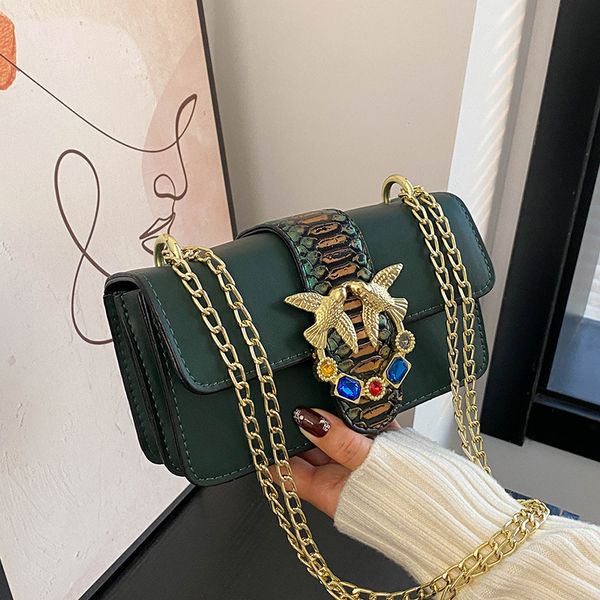 Factory sales women bag 4 sweet color diamond chain bag flip thickened leather handbag street fashion snake handbags personalized buckle backpack 84556#, Red
Factory sales women bag 4 sweet color diamond chain bag flip thickened leather handbag street fashion snake handbags personalized buckle backpack 84556#, Red