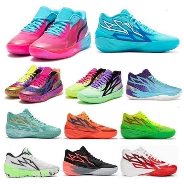 

High Quality 2 Mb Lamelo Ball Basketball Shoes Sneaker Lamelos Lameloball Mb.02 02 Rick Be You Phenom 2023 Women Size Trainer 36 - 46, Sky blue