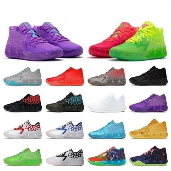 

with Shoe Box Casual Og Shoes Lamelo Ball 1 Mb.01 Basketball Shoes Rick Morty Rock Ridge Red Queen City Not From Here Lo Ufo Buzz City Black Blast, 11