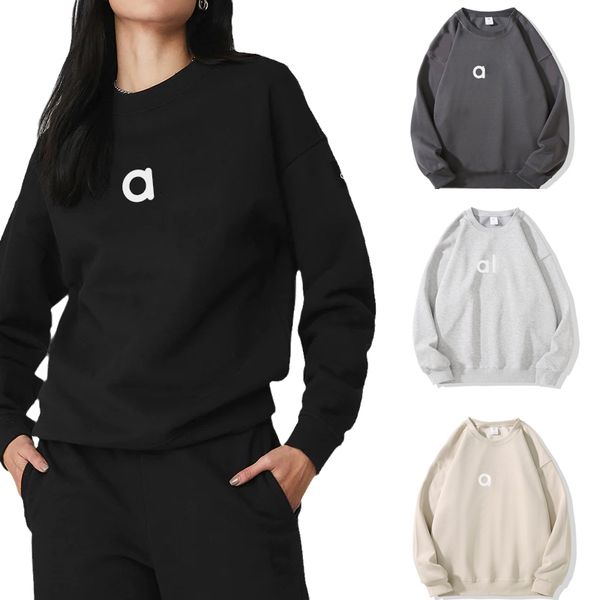Al-yoga Heavy Weight Crew Neck Pullover Womens Sweatshirts Cotton Oversized Sweater Casual Sportswear Loose Jacket Fashion Style Student Tops Street Dance Coats, Navy blue
Al-yoga Heavy Weight Crew Neck Pullover Womens Sweatshirts Cotton Oversized Sweater Casual Sportswear Loose Jacket Fashion Style Student Tops Street Dance Coats, Navy blue