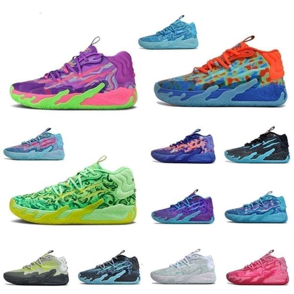 

Mens Lamelo Ball Mb 3 Basketball Shoes 3s Toxic Pink Purple Guttermelo Forever Rare Green Ricky and Blue Morty Jade Green Navy Red Orange Sneakers Tennis with Box