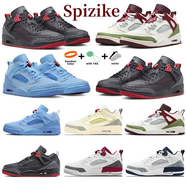 2024 Spizike Low Men Basketball Shoes Houston Oilers Sail Coconut Milk Bred FQ1759-400 Football Blue White Team Red White Obsidian Trainers Sports Sneakers 36-47, Color#4
2024 Spizike Low Men Basketball Shoes Houston Oilers Sail Coconut Milk Bred FQ1759-400 Football Blue White Team Red White Obsidian Trainers Sports Sneakers 36-47, Color#4