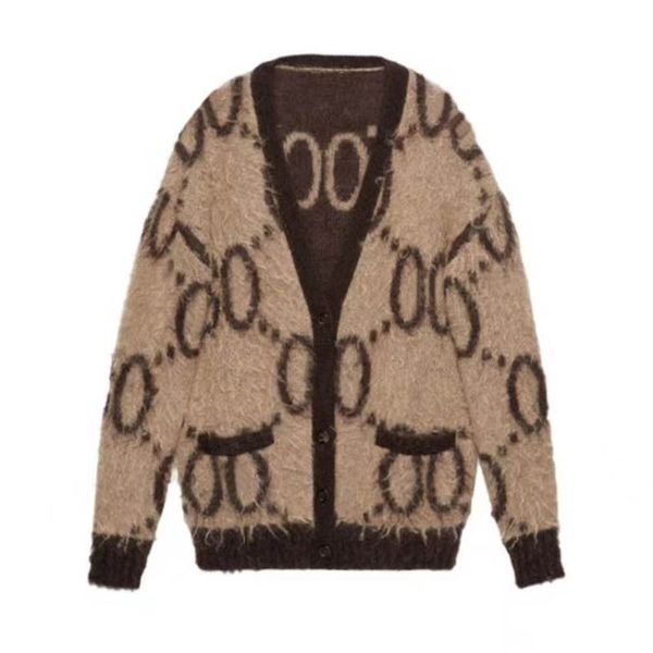 Womens Cardigan Sweaters Designer Wool Sweater Winter Warm Knits Shirts Long Sleeves Woman Classic Sweatshirt Tops Embroidery Shirt S, Gray
Womens Cardigan Sweaters Designer Wool Sweater Winter Warm Knits Shirts Long Sleeves Woman Classic Sweatshirt Tops Embroidery Shirt S, Gray