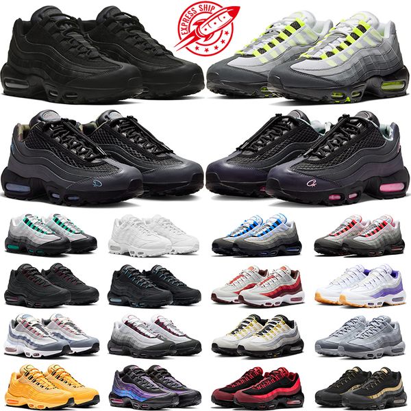 Designer 95 running shoes men women 95s Triple Black White OG Neon Stadium Green Crystal Blue Purple Gum Dark Beetroot Solar Red mens trainers sneakers, #1 
Designer 95 running shoes men women 95s Triple Black White OG Neon Stadium Green Crystal Blue Purple Gum Dark Beetroot Solar Red mens trainers sneakers, #1