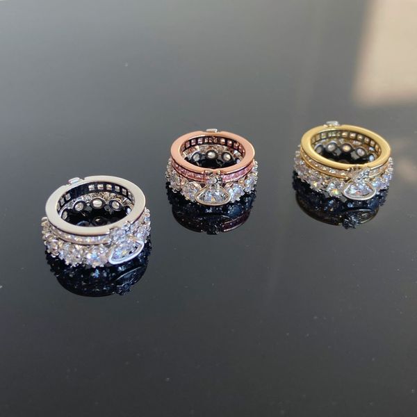 Double Flash Diamond Saturn Ladies Ring High Version Luxury Fashion Designer Rings Detachable Stackable Double Layers Ring Exquisite Premium Holiday Gift
Double Flash Diamond Saturn Ladies Ring High Version Luxury Fashion Designer Rings Detachable Stackable Double Layers Ring Exquisite Premium Holiday Gift