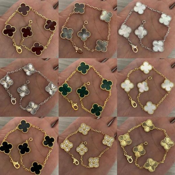 Pure Silver Bracelet Vanly Clean Bracelet Advanced New 925 Five Flower Bracelet Colorless Bracelet Girlfriend Gift 
Pure Silver Bracelet Vanly Clean Bracelet Advanced New 925 Five Flower Bracelet Colorless Bracelet Girlfriend Gift