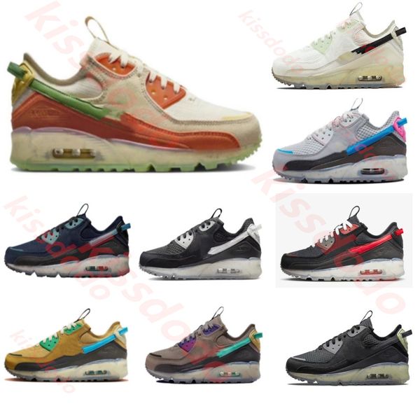 

Running Shoes Designer 90S Air Terrascape Thunder Grey Black Lime Ice University Red Mens Women 90s Futura Light Bone Sail Sea Glass Men GAI Trainers Sneakers 102, 20 40-45