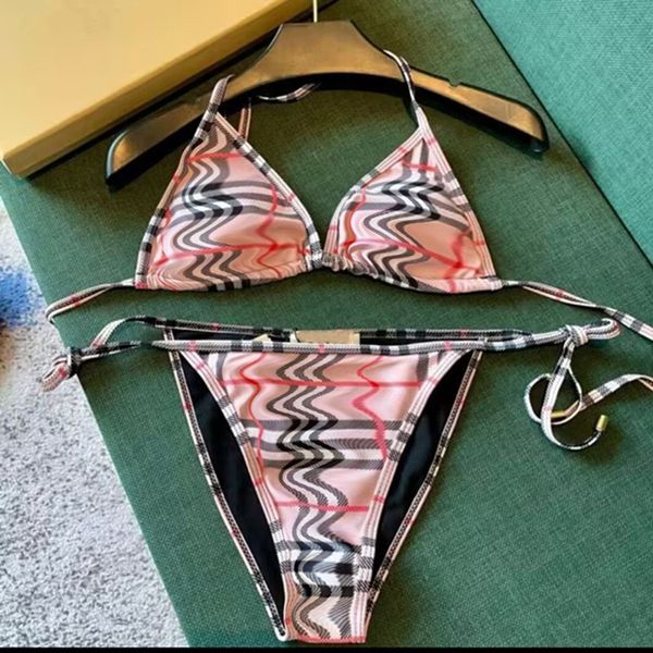 

Designer Swimsuit Women Vintage Thong Micro Cover Up Swimwear Womens Bikini Sets Printed Bathing Suits Summer Beach Wear Swimming Suit 131482, Watermelon