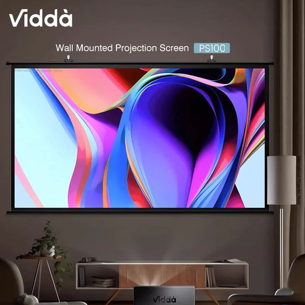 Vidda PS100 Hisense Photon Wall Mounted Screen 100 inch Projector Screen for Vidda C1 Pro C1S