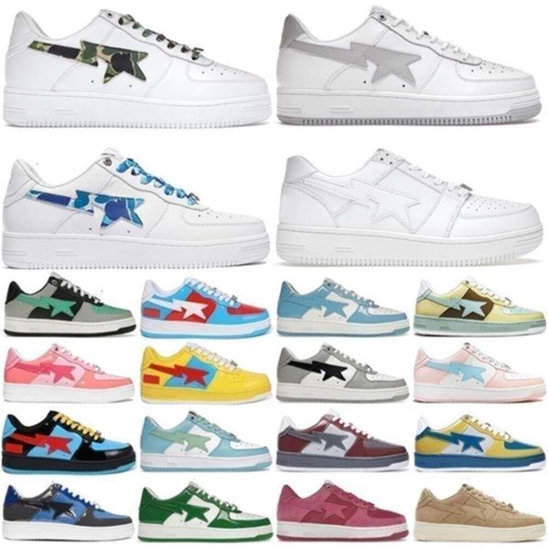 

2024 NEW Bapestass Sta Low Shoes Mens Womens Shoe Lows Camo Blue Pink Triple White Plate-forme Trainers Sports Sneakers Top, Watermelon