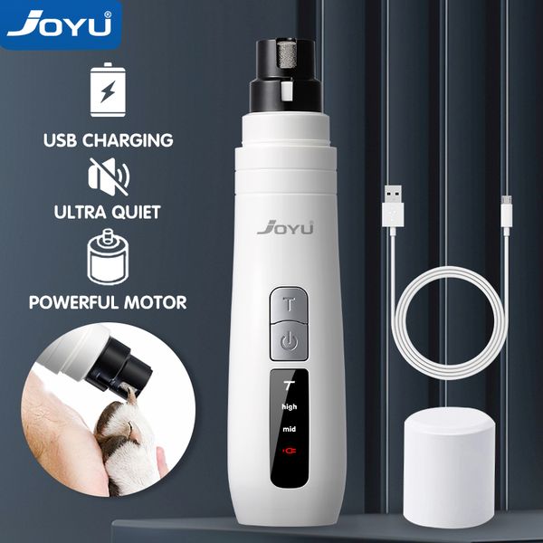 

JOYU Dog Nail Grinder Electric Rechargeable Pet Nail Clippers with Display Screen USB Charging Low Noise Pet Cat Paws Nail, Color