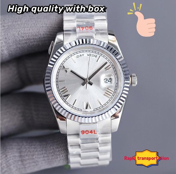 Noble Men's Mechanical Watch 36/40mm 904L All Stainless Steel Diamond Ring Waterproof Glow 2813 Mechanical Movement Montre de Luxe Fashionable Luxury, 16
Noble Men's Mechanical Watch 36/40mm 904L All Stainless Steel Diamond Ring Waterproof Glow 2813 Mechanical Movement Montre de Luxe Fashionable Luxury, 16
