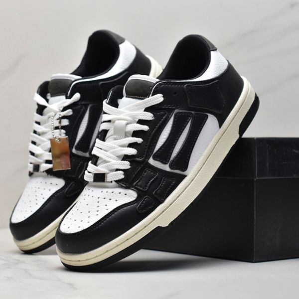 Designer Amirlities Skel Top Low Casual Shoes for Men Women Canvas Genuine Leather Sneakers Fashion Brand Bone Outdoor Mens Trainers Black White Grey Green Blue, #no.2
Designer Amirlities Skel Top Low Casual Shoes for Men Women Canvas Genuine Leather Sneakers Fashion Brand Bone Outdoor Mens Trainers Black White Grey Green Blue, #no.2