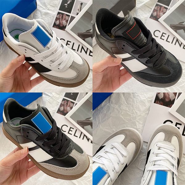 2024 Kids Shoes Casual Sambas Running Boys Sneakers Vegans Children Youth Big Kid Shoe Toddlers Preshcool Runner Gum Trainers Black White Girls Szie 27-37
2024 Kids Shoes Casual Sambas Running Boys Sneakers Vegans Children Youth Big Kid Shoe Toddlers Preshcool Runner Gum Trainers Black White Girls Szie 27-37
