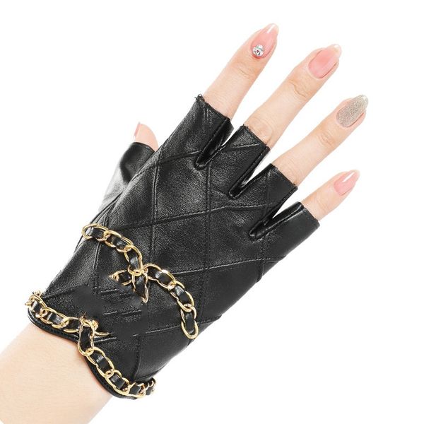 Luxury Fashion Designer Five Finger Gloves Ladies Half Finger Gloves Motorcycle Warm Genuine Leather Gloves Spring and Autumn Thin Designer Gloves Free Shipping
Luxury Fashion Designer Five Finger Gloves Ladies Half Finger Gloves Motorcycle Warm Genuine Leather Gloves Spring and Autumn Thin Designer Gloves Free Shipping