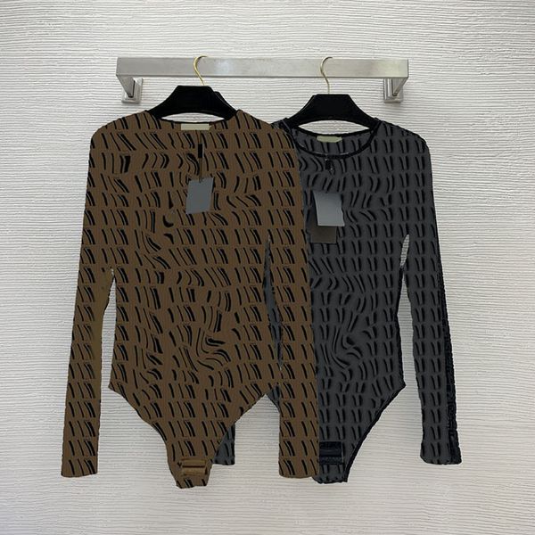 Mesh See Through Women Underwear Letter Flocking Black Brown Leotard Bodysuit Long Sleeve Body Shirt Sexy Bottoming Tops Lingerie, Brown with label
Mesh See Through Women Underwear Letter Flocking Black Brown Leotard Bodysuit Long Sleeve Body Shirt Sexy Bottoming Tops Lingerie, Brown with label