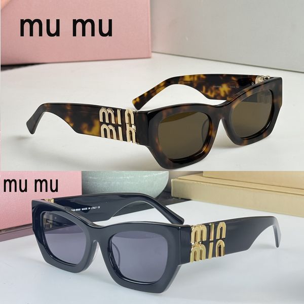 

Classic miu Sunglasses Women's Designer Cat-eye miumu Sunglasses Alphabet Glasses Sunshade Sunglasses Men's Cycling sunglasses EO7M